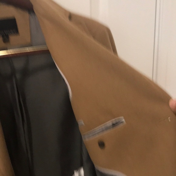 Men’s Banana Republic Tan Peacoat - Picture 4 of 5
